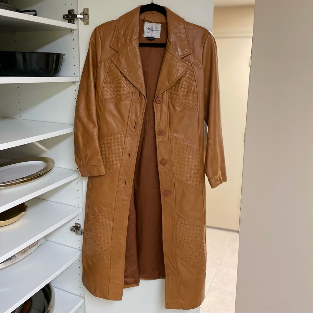 Wilson’s Leather trench coat
